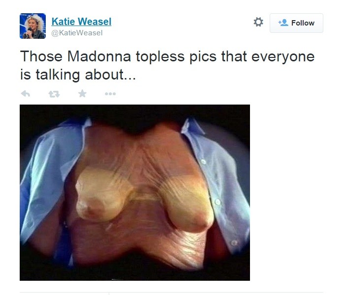 Pobre Madonna! (Foto: Twitter)