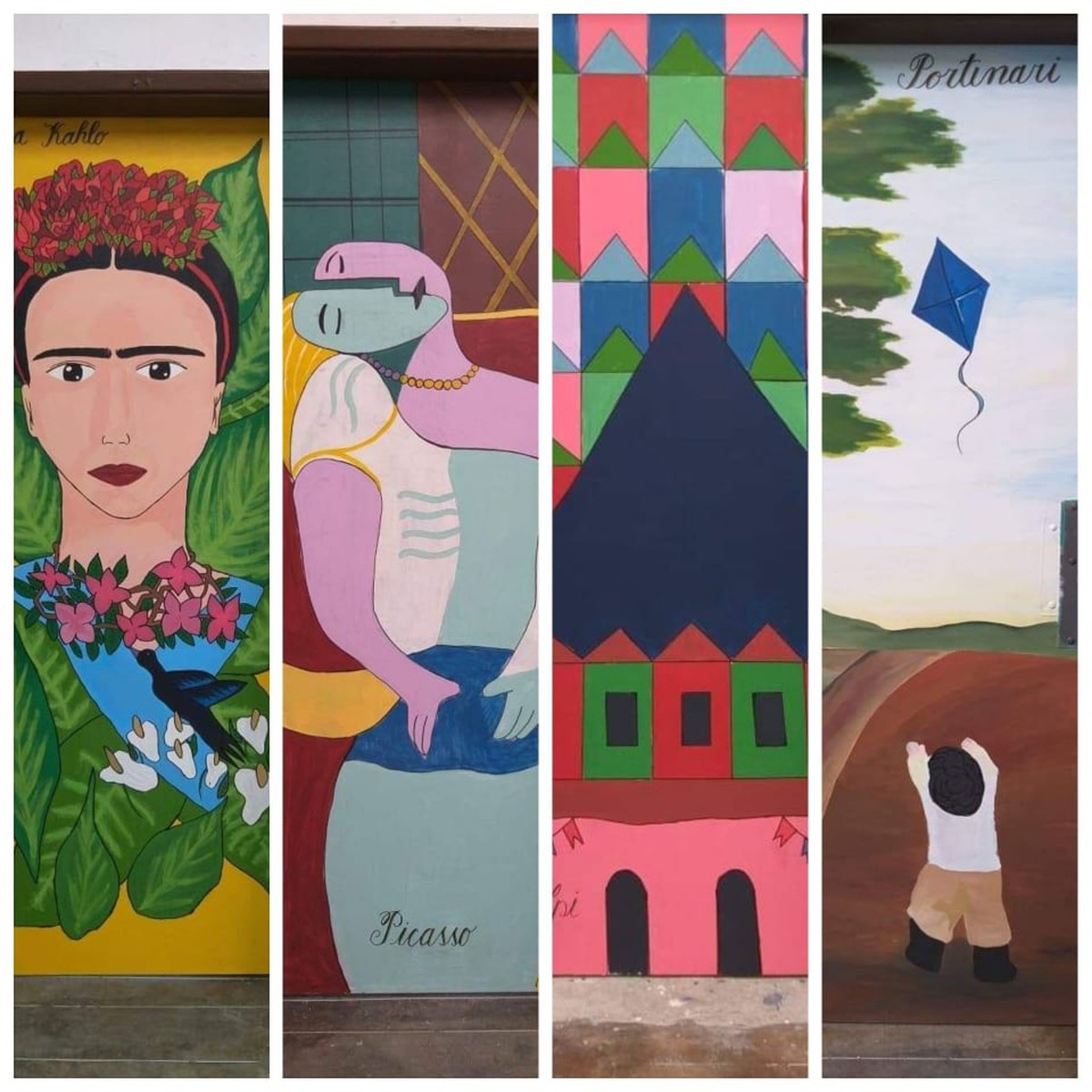 Van Gogh, Picasso e Tarsila ganham releitura e encantam escola em SP |  Educação | G1