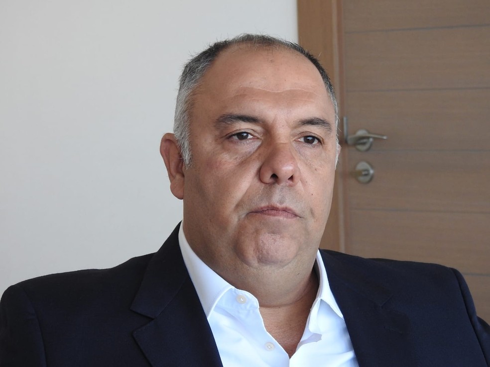 Marcos Braz em conversa com o ge no Marrocos &mdash; Foto: Fred Gomes