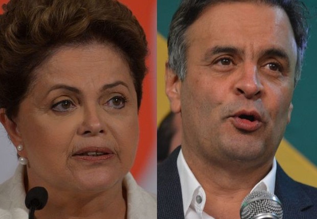 Dilma e Aécio home (Foto: Agência Brasil)