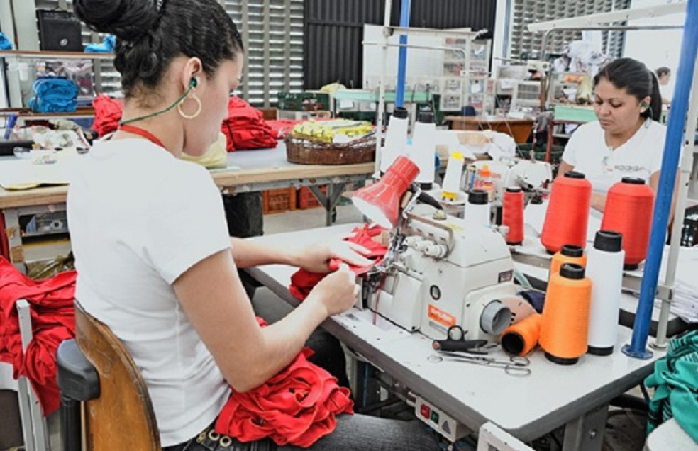 O montante alcançado pelos sutiãs representa 25% das exportações cearenses no setor. — Foto: Federação das Indústrias do Ceará