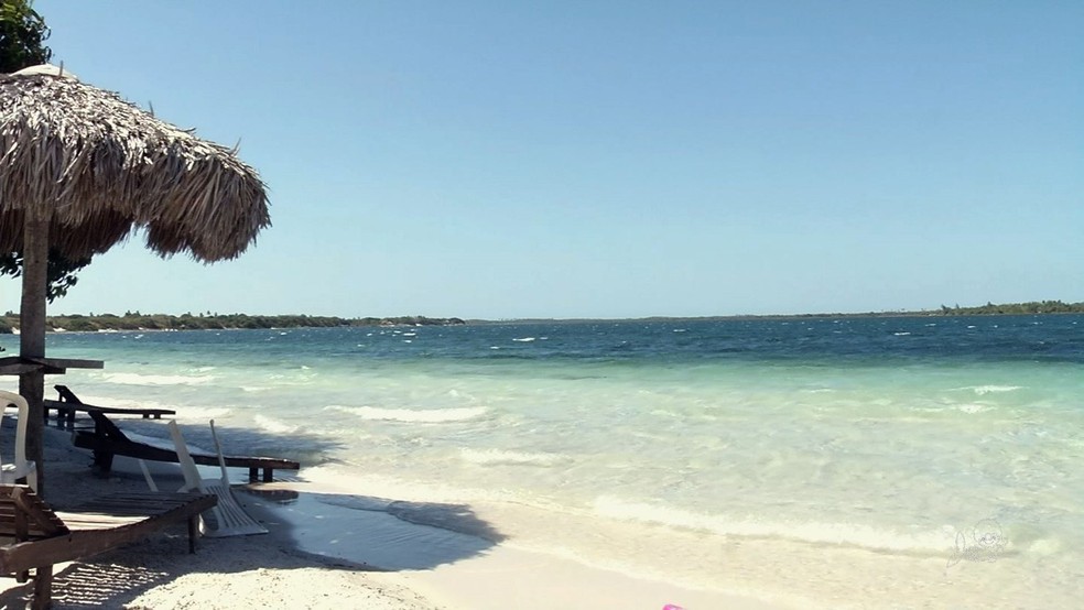 Praia de Jericoacoara, no Ceará — Foto: TVM/Reprodução