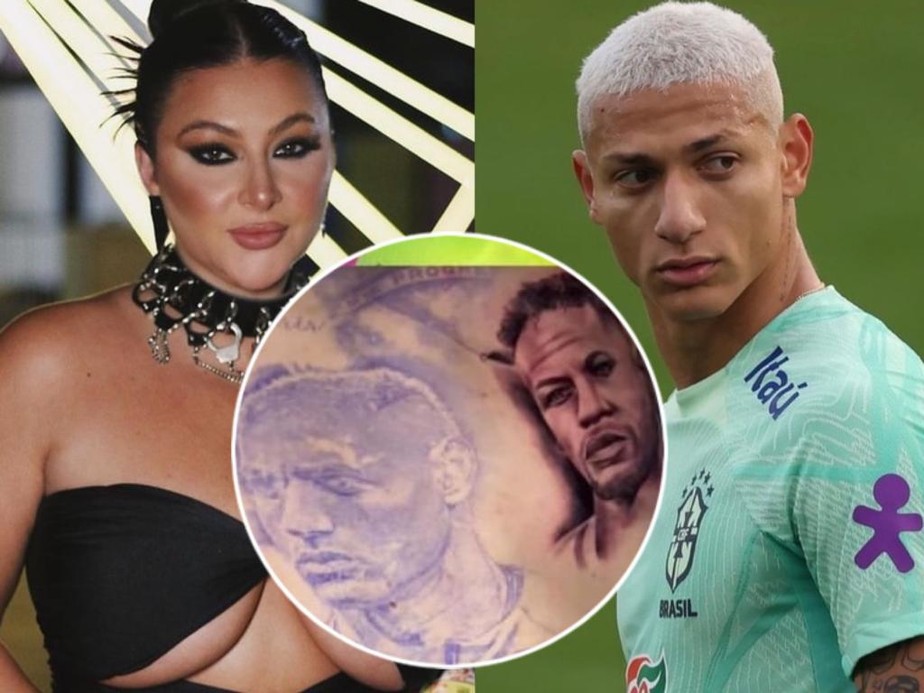 Letticia Muniz reage a tatuagem de Richarlison