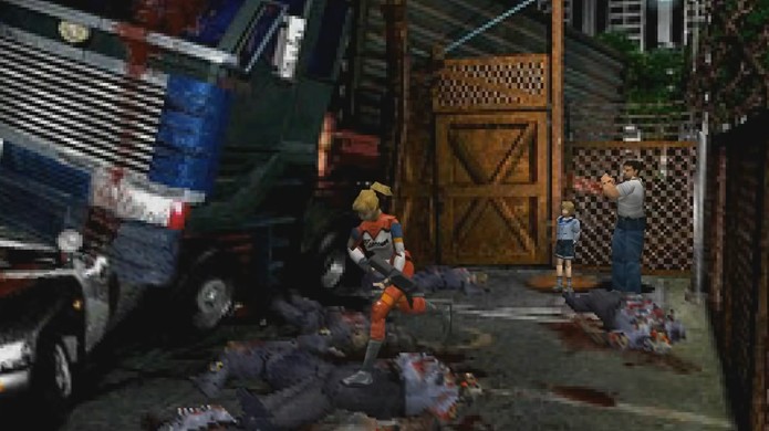 A versão cancelada Resident Evil 1.5 tinha muito em comum com o Resident Evil 2 que conhecemos (Foto: Reprodução/YouTube)