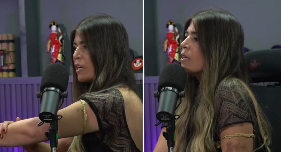Bruna Surfistinha detalha trai&ccedil;&atilde;o e  agress&atilde;o do ex-marido &mdash; Foto: Reprodu&ccedil;&atilde;o/YouTube