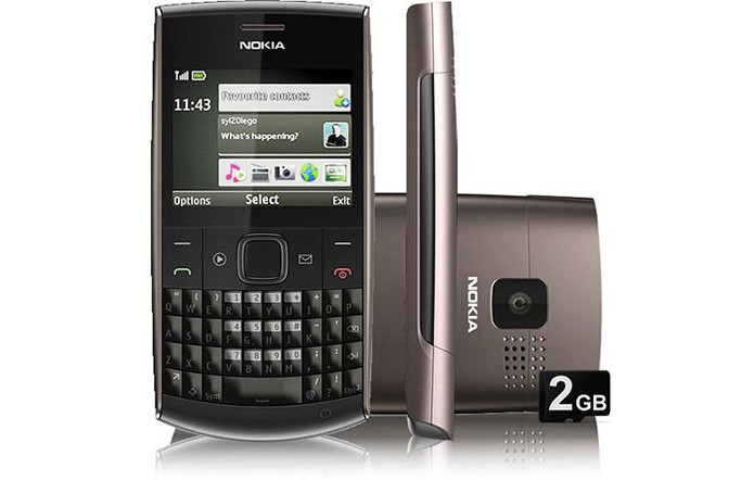 Nokia X2-01 tem compatibilidade com mensageiros e redes sociais via internet 2G (Foto: Divulgação/Nokia)