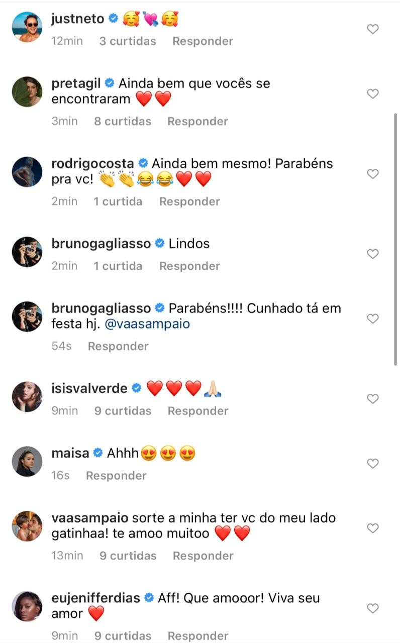 Fernanda Paes Leme se declara para namorado, Victor Sampaio (Foto: Reprodução/Instagram)