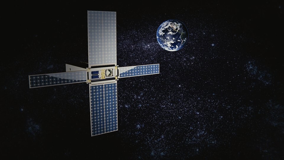 Concepção artística da sonda Garatéa-L no espaço profundo (Foto: divulgação)