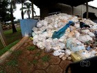 Vídeo mostra monte de lixo hospitalar acumulado em aterro sanitário de GO