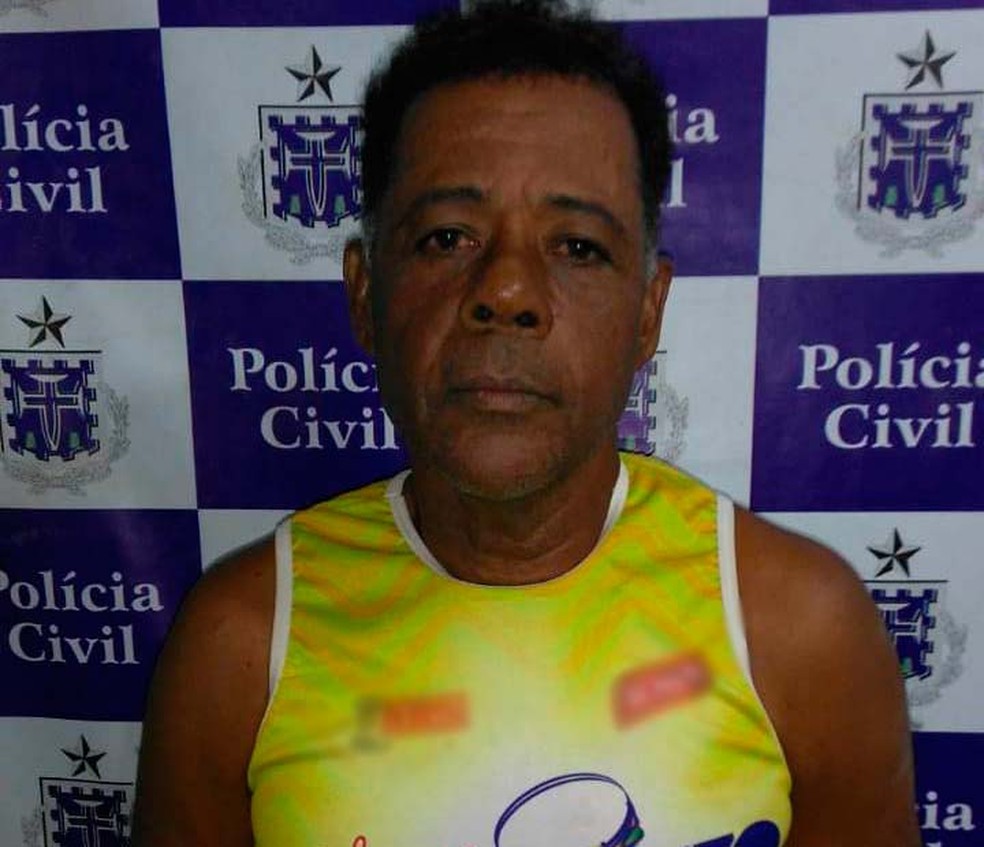 Reginaldo da Boa Morte está preso suspeito de estuprar e matar a mãe, em Valença (Foto: Divulgação/Policia Civil)