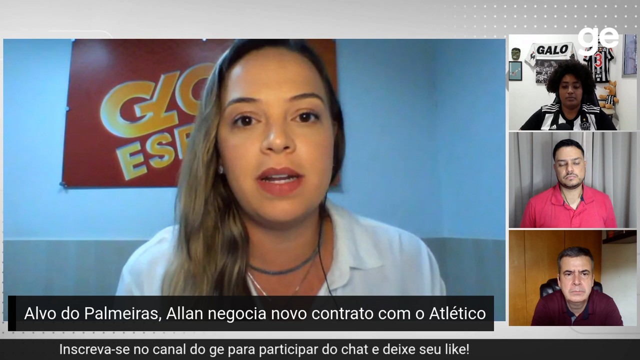 ge Atlético-MG: clube negocia novo contrato para não perder Allan, informa repórter