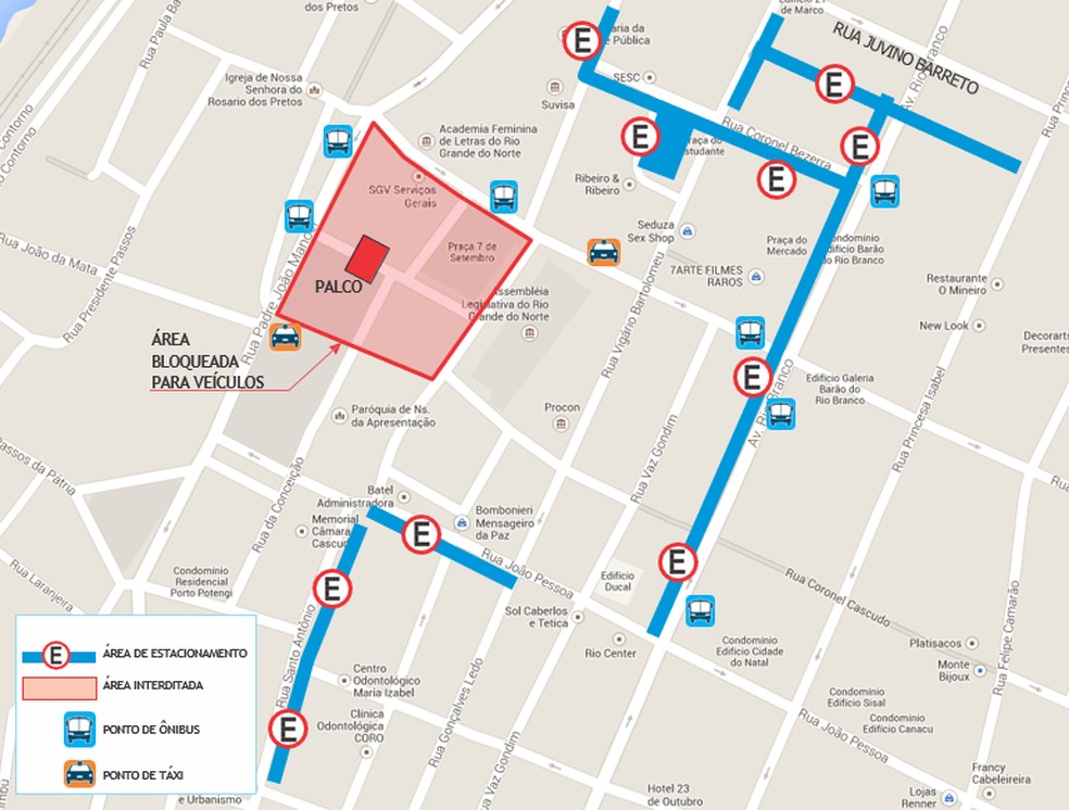 Polo Centro Histórico — Foto: Divulgação/ STTU