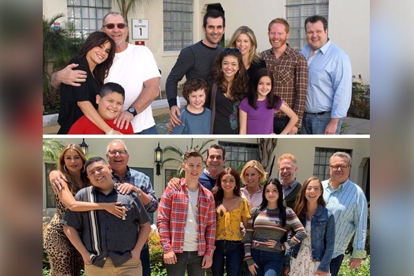 Elenco de Modern Family recria foto de 11 anos atrás (Foto: Reprodução / Instagram)