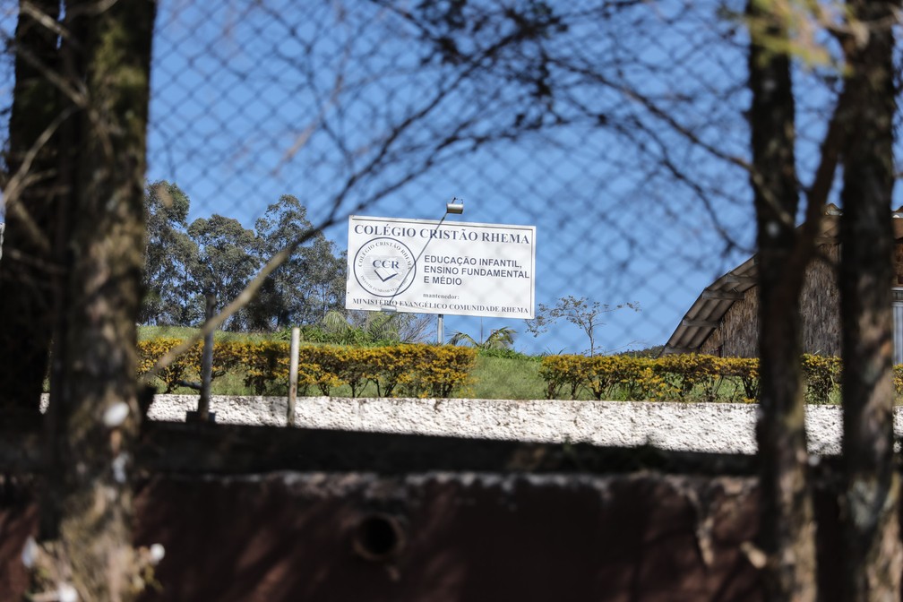 Colégio Cristão Rhema é mantido por igreja em Franco da Rocha, na Grande São Paulo (Foto: Fábio Tito/G1)