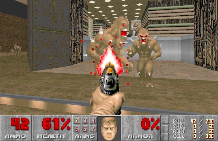 O clássico Doom iniciou uma série de proporções inimagináveis nos anos 90 (Foto: Reprodução/Escapist Magazine)