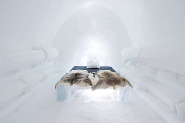 Hotel de Gelo na Suécia (Foto: Asaf kliger / cortesia icehotel)