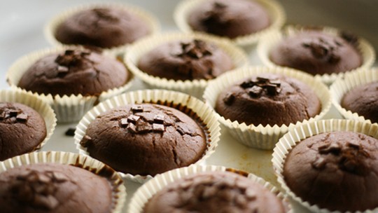 Receita: Muffin de chocolate, baunilha e canela