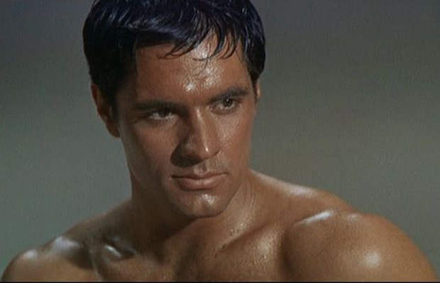 John Gavin como Júlio César em Spartacus (1960) (Foto: Reprodução) John Gavin como Júlio César em Spartacus (1960) (Foto: Reprodução)