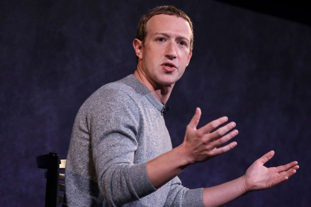 NEW YORK, NY - OCTOBER 25: Facebook CEO Mark Zuckerberg speaks about the new Facebook News feature at the Paley Center For Media on October 25, 2019 in New York City. Facebook News, which will appear in a new dedicated section on the Facebook app, will of (Foto: Getty Images)