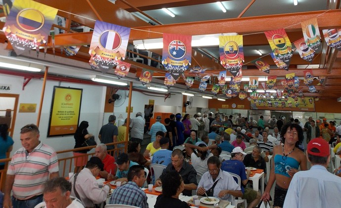 Restaurante Bom Prato São José Copa do Mundo (Foto: Thiago Fadini/ GloboEsporte.com)