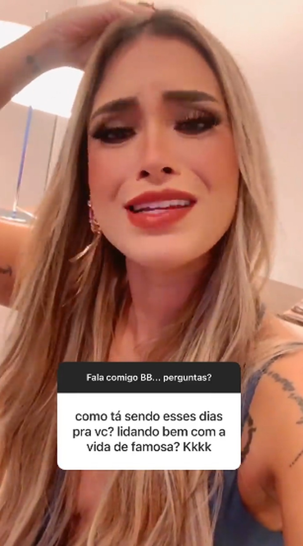 Sarah Andrade abre caixinha de perguntas e responde fãs — Foto: Reprodução/Instagram