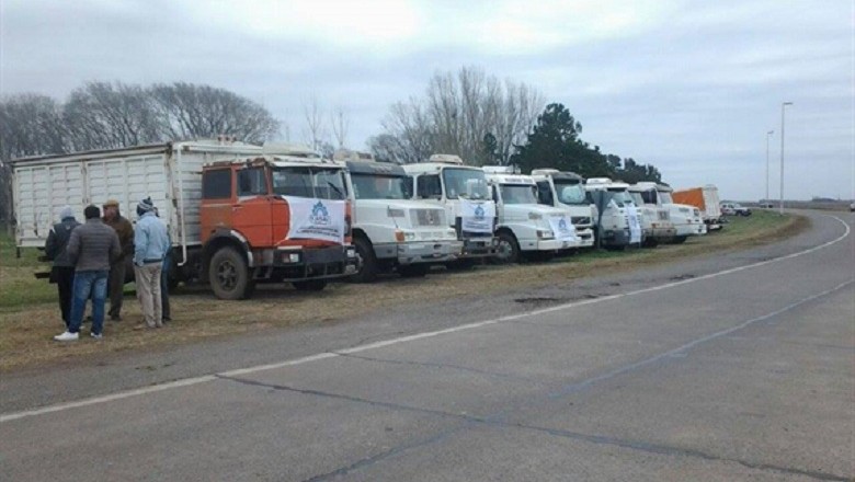 argentina-greve-caminhoneiros (Foto: Divulgação/Catac)