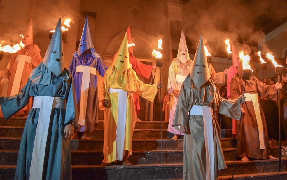 Cidade de Goiás tem Procissão do Fogaréu e outras atividades presenciais na Semana Santa após dois anos de eventos suspensos
