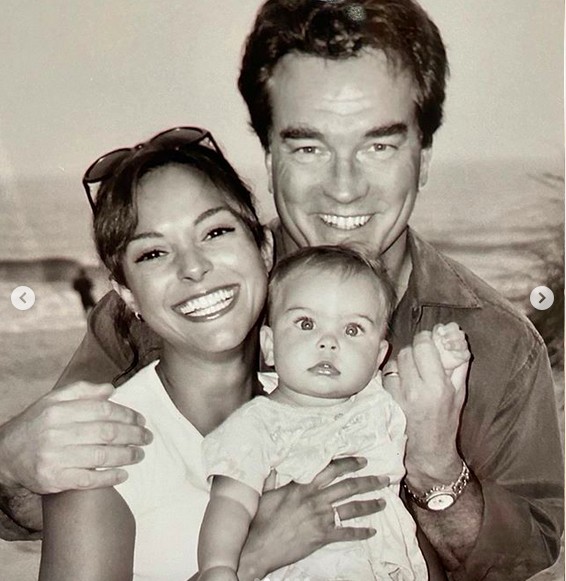 John Callahan com a ex-esposa e a filha (Foto: Instagram)