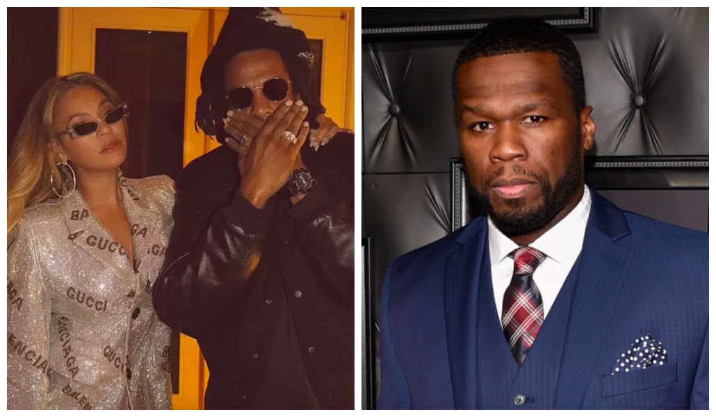 Beyoncé, Jay-Z and 50 Cent (Photo: Instagram/Getty Images)