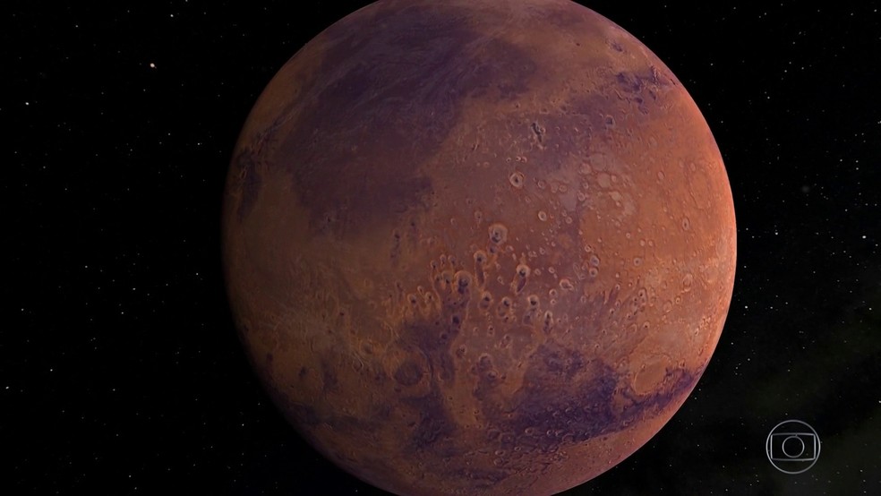 Nasa tem uma missão a Marte para descobrir sinais de vida no planeta — Foto: Rede Globo