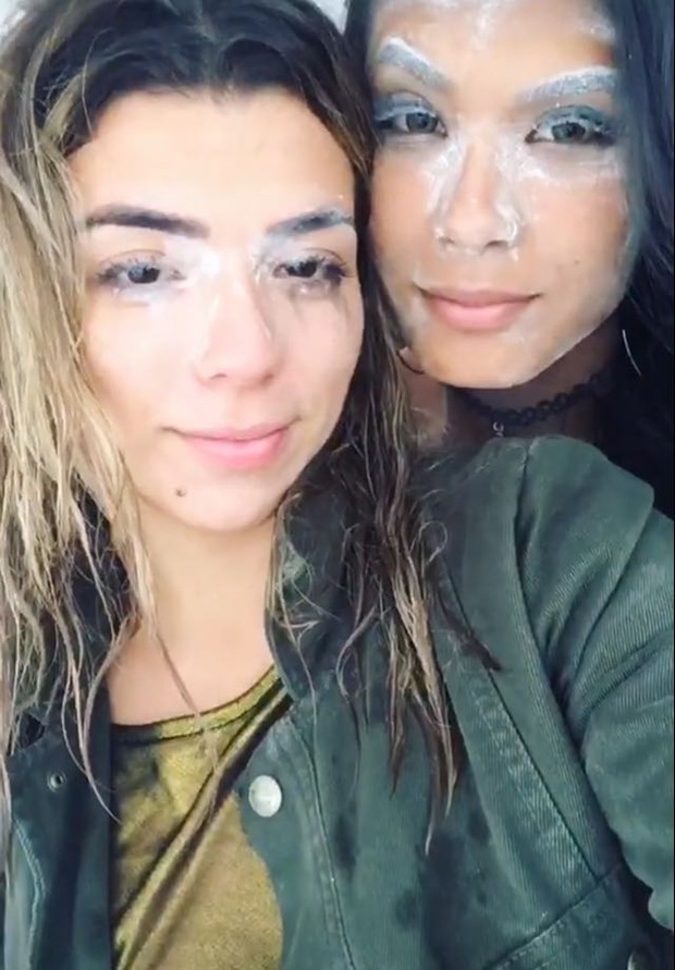 Petra Mattar e Mc Pocahontas (Foto: Reprodução/Instagram)