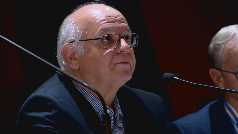 Romildo Bolzan Júnior, presidente do Grêmio — Foto: Reprodução / RBS TV