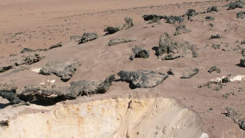 Segundo geólogos, os campos de vidro do deserto do Atacama foram preservados pela hiperaridez do terreno — Foto: Nicolás Blanco (via BBC)