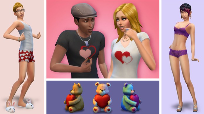 The Sims 4 comemora o Dia dos Namorados em fevereiro (Foto: Sims Online)