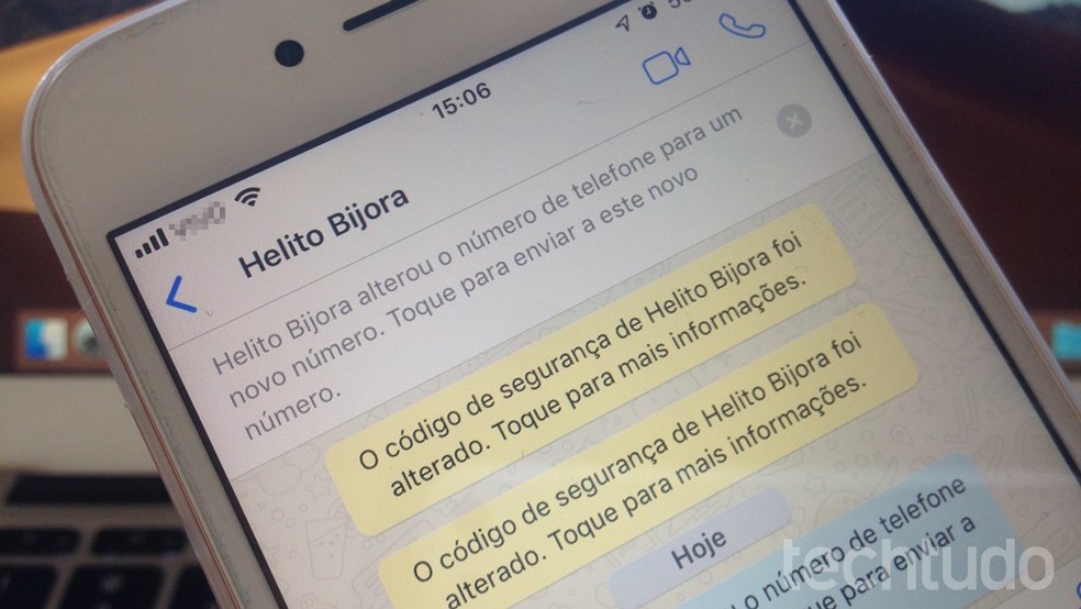 Notifique os seus contatos sobre mudança de número do WhatsApp com função "escondida" do mensageiro — Foto: Helito Bijora/TechTudo