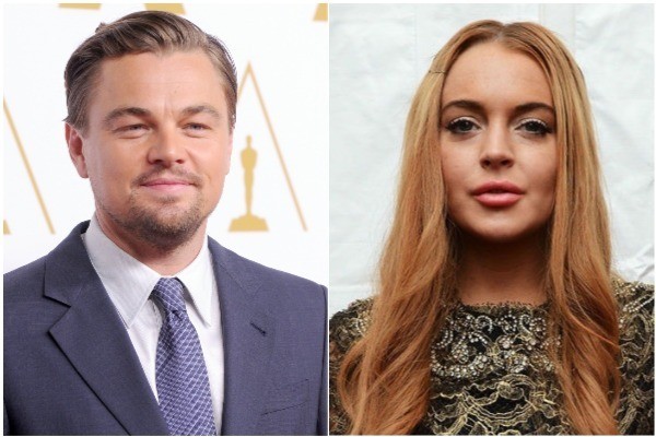 Leonardo DiCaprio e Lindsay Lohan (Foto: Getty Images)