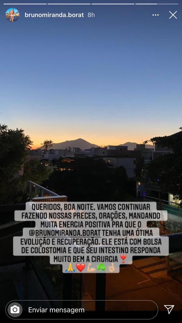 Mariana Melgaço de Mello, mulher de Bruno Miranda, o Borat do programa Amor e Sexo, falou sobre o estado de saúde dele (Foto: Reprodução/Instagram)