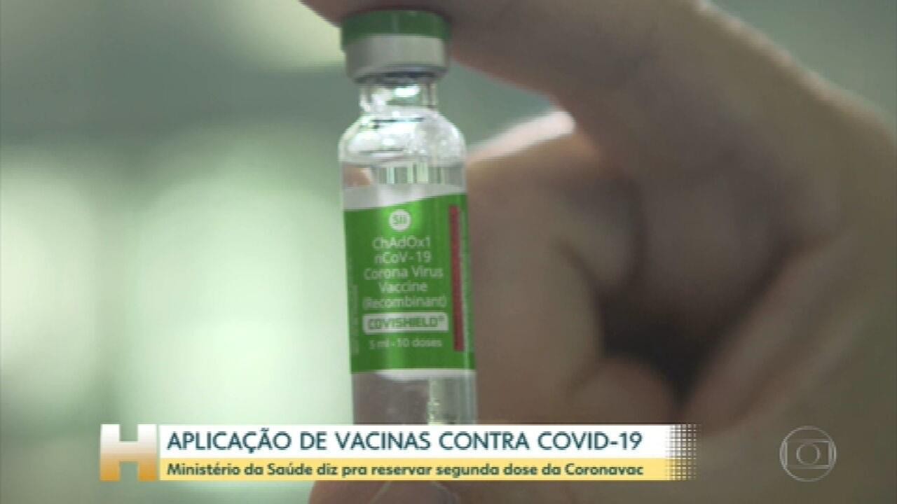 Ministério da Saúde recomenda a reserva da segunda dose da CoronaVac