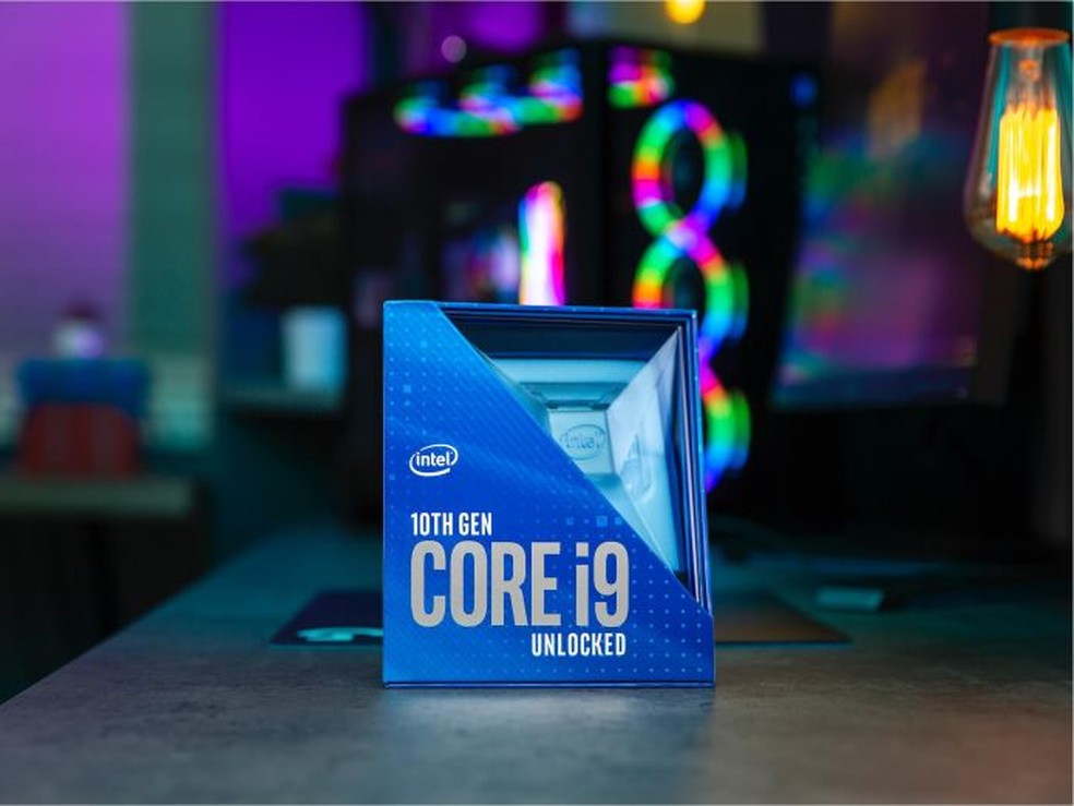 Core i9 10900K se mostra superior em games — Foto: Divulgação/ Intel