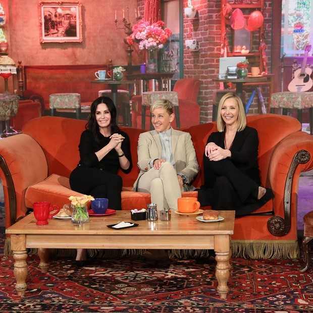 Courteney Cox, Ellen DeGeneres e Lisa Kudrow (Foto: Michael Rozman/Warner Bros.)
