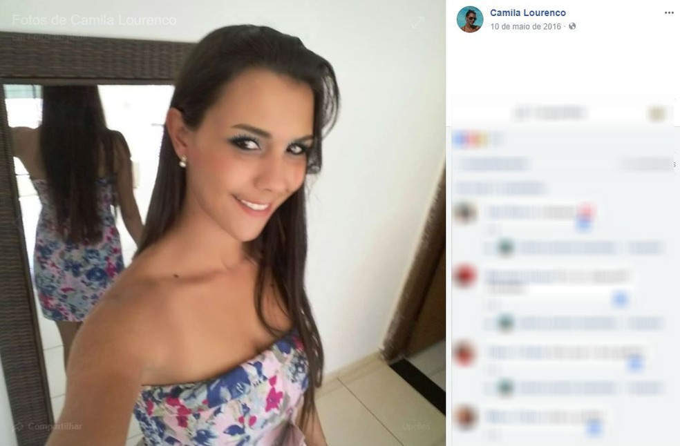 Camila LourenÃ§o foi assassinada a facadas em Araraquara (Foto: ReproduÃ§Ã£o/Facebook)