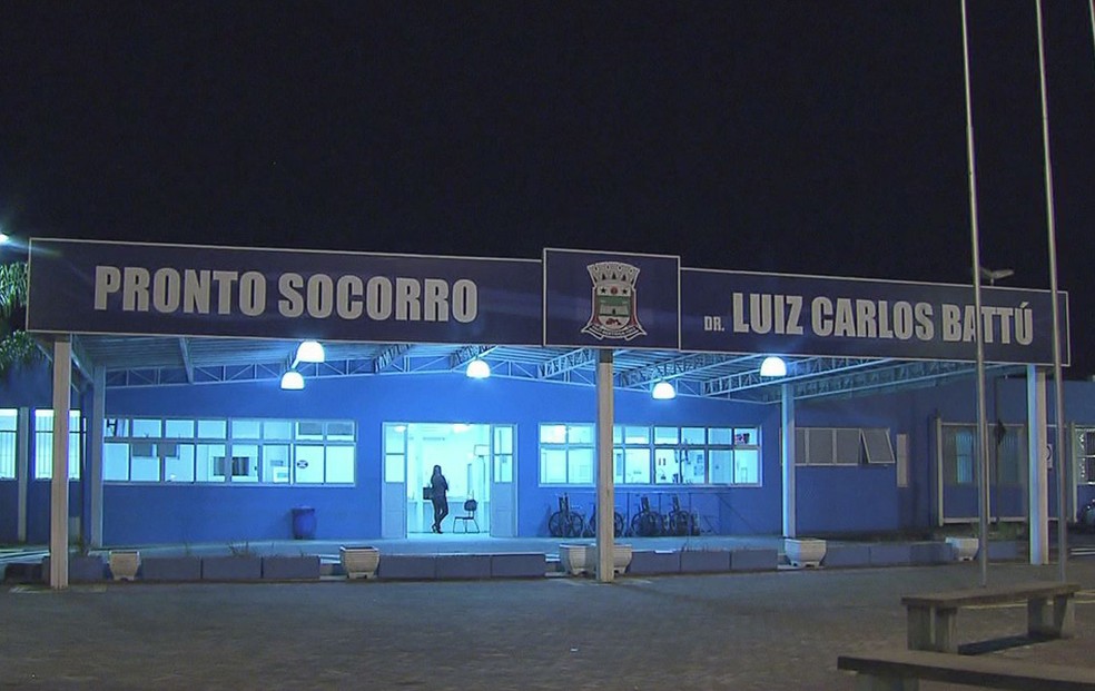 Criança foi atendida no Pronto Socorro do Hospital Municipal de Bertioga, SP — Foto: Reprodução / TV Tribuna