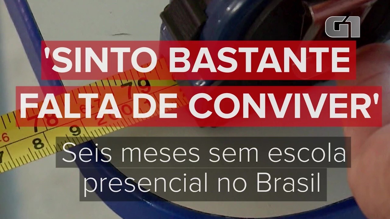 Alunos, pais e professores em cidades do Brasil relatam como tem sido os 6 meses sem aula