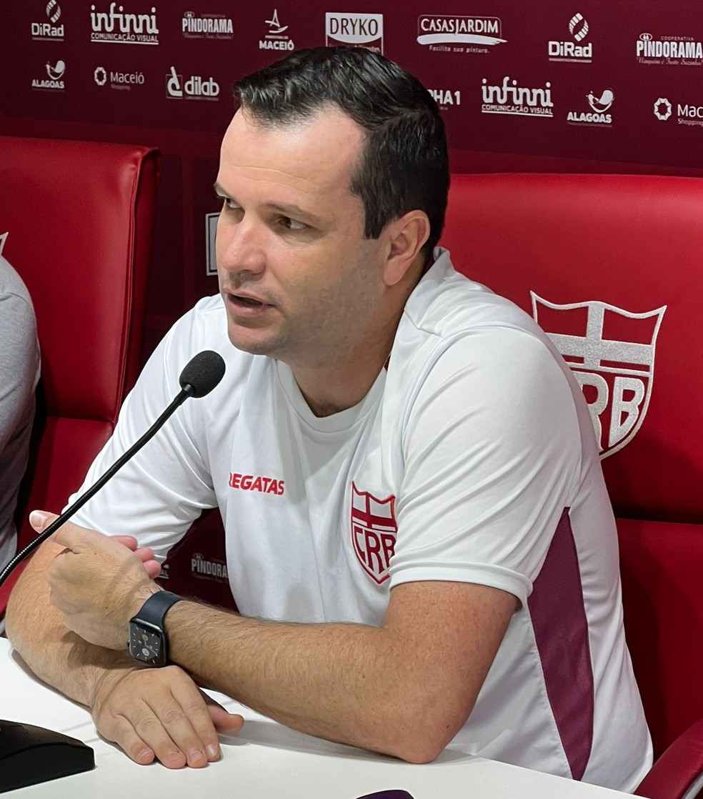 Daniel Paulista disse que é preciso recuperar totalmente o meia do CRB — Foto: Francisco Cedrim/Ascom CRB