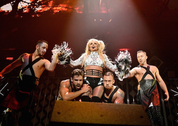 A cantora Britney Spears em um show (Foto: Getty Images)