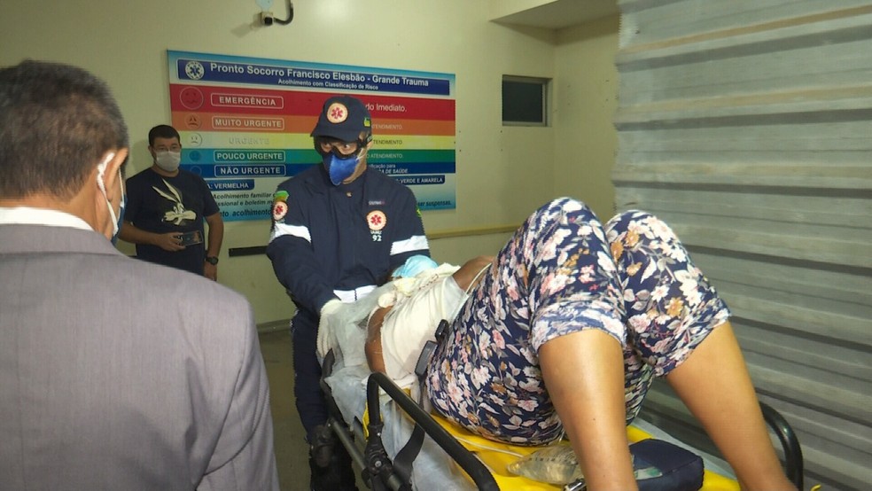 Médica de 38 anos está internada no Hospital Geral de Roraima — Foto: Raimesson Martins/Rede Amazônica