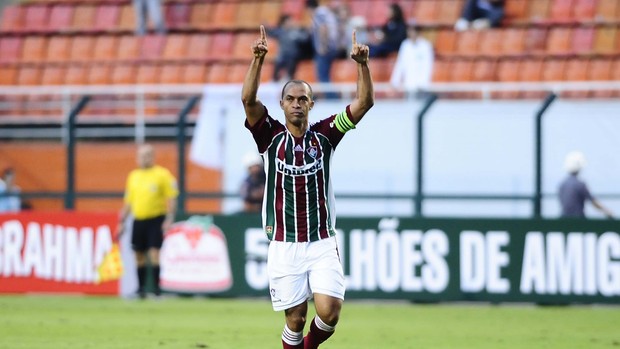 Leandro Euzébio faz gol - Corinthians x Fluminense (Foto: Marcos Ribolli / Globoesporte.com)