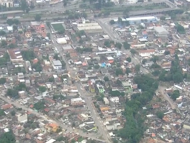 Comunidade da Vila Aliança, na Zona Oeste do Rio (Foto: Reprodução/ TV Globo)