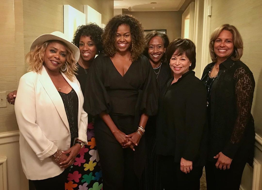 Michelle Obama e amigas (Foto: Reprodução/ Instagram)