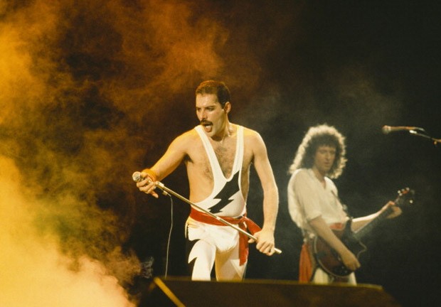 Apresentação do Queen no primeiro Rock in Rio em 1985 (Foto: Getty Images)